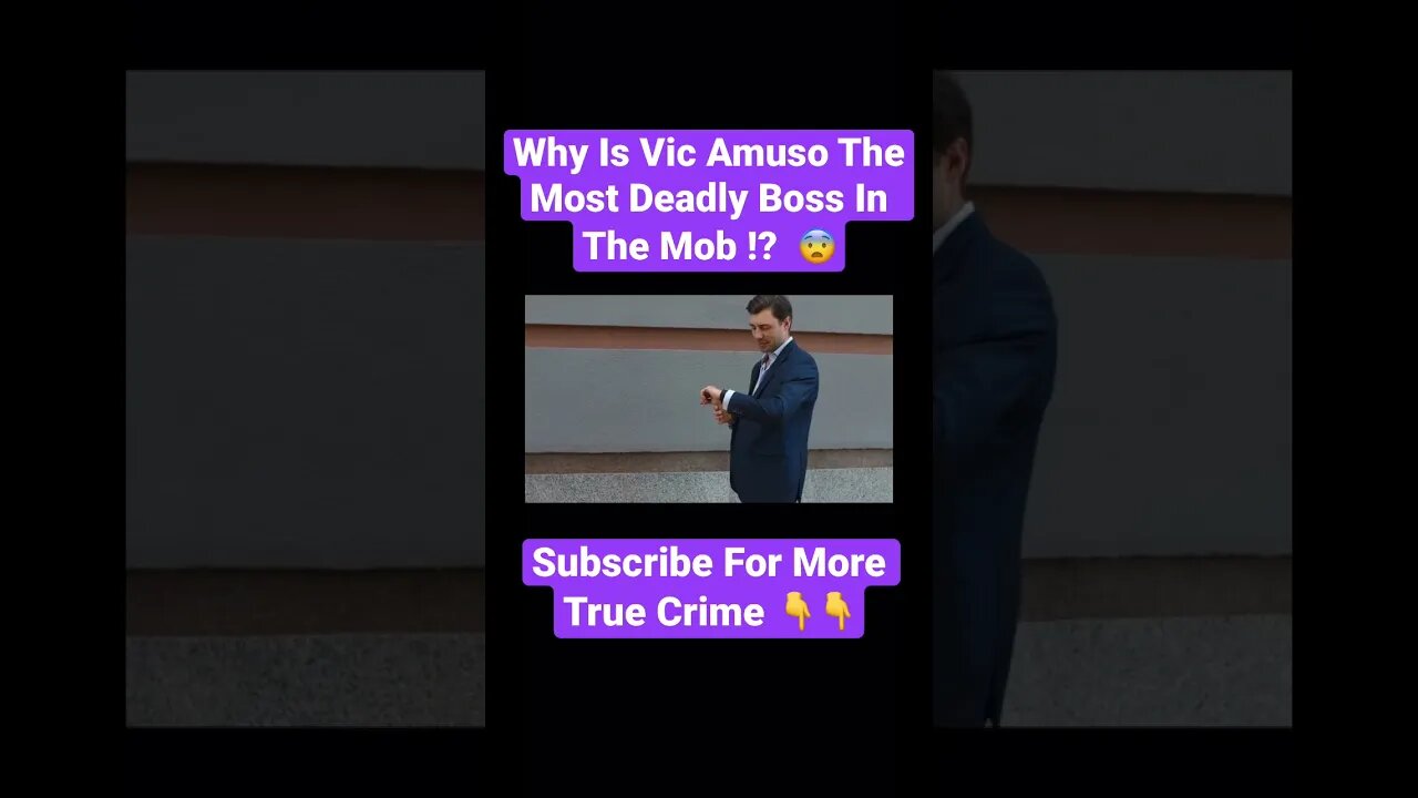 Why Is Vic Amuso The Most Deadly Boss In The Mob !? 😨 #mafia #crime #wiseguy #truecrime