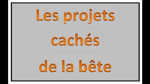 Les projets cachés de la bête