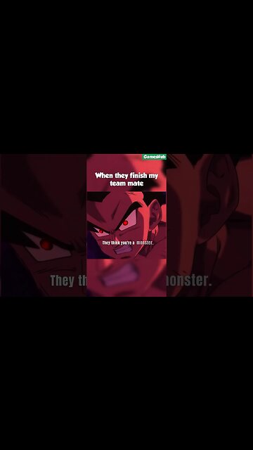 When they finish your Team Mate