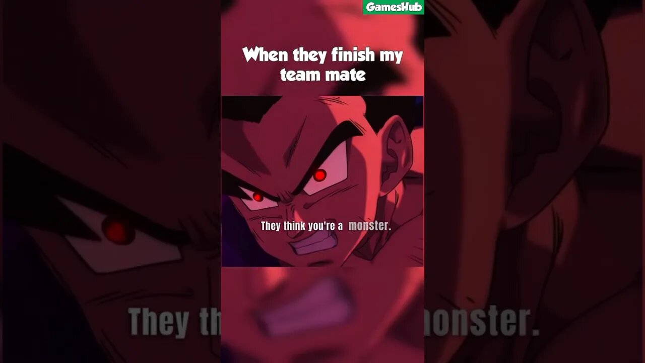 When they finish your Team Mate