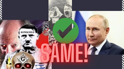 Ukrainian War Is A Dialectic, Putin's Just Like Hitler, Controlled By Illuminati!