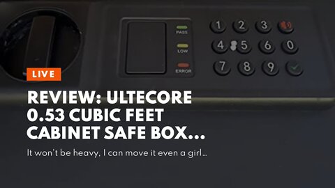 Review: ULTECORE 0.53 Cubic Feet Cabinet Safe Box with Digital Keypad & Double Keys Security Mo...