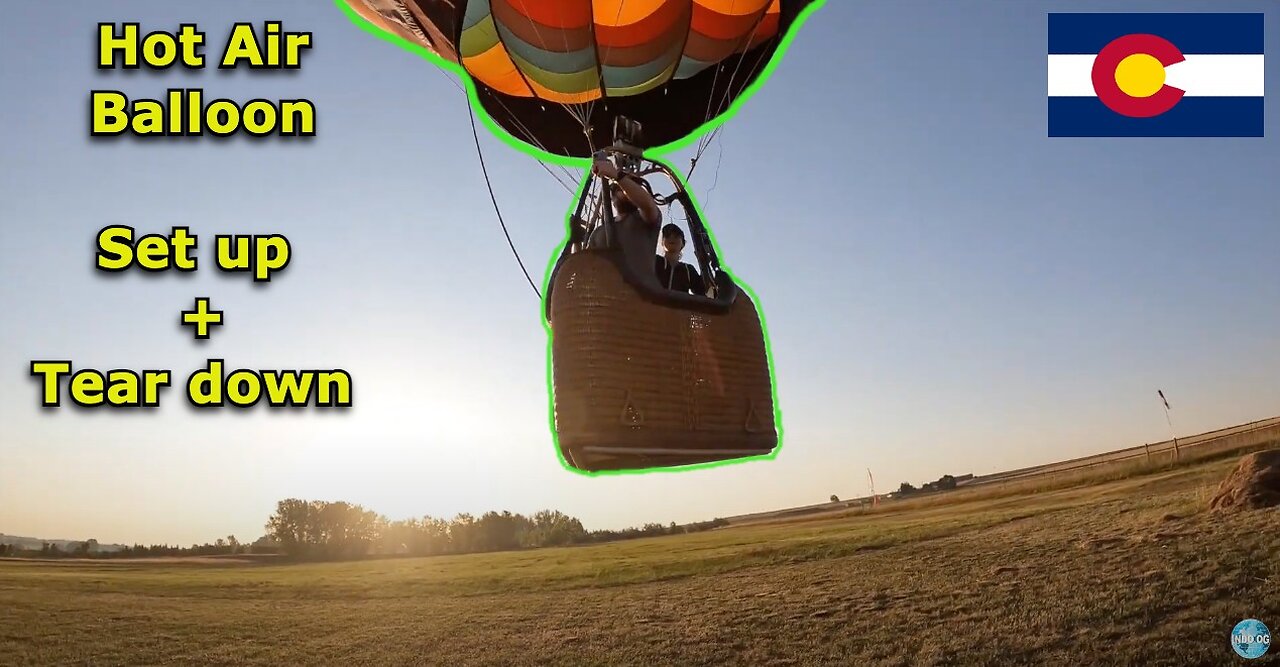 Hot Air Balloon Setup/Teardown (2 passengers size)