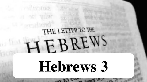 Hebrews 3