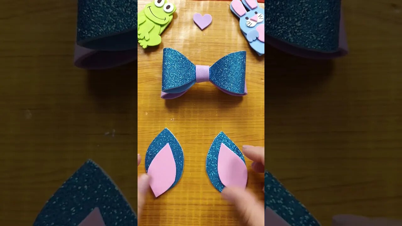 DIY - How to Make Luxury Unicorn Hair Bow #shorts