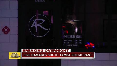 Fire damages Tampa's 4 Rivers Smokehouse in Tampa