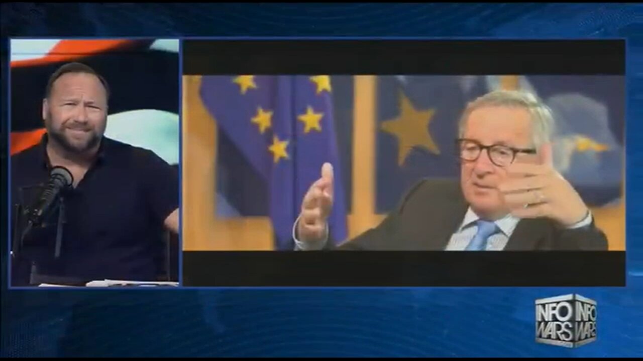 Alex Jones Impersonates EU Head Juncker