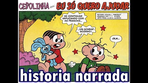 Cebolinha em-Eu só quero ajudar | Gibis do Rapha