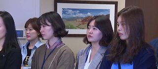 Doctors from S. Korea tour Las Vegas hospital