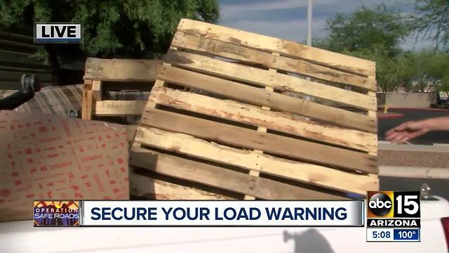 Tips for drivers to secure your load before hitting Valley roadways