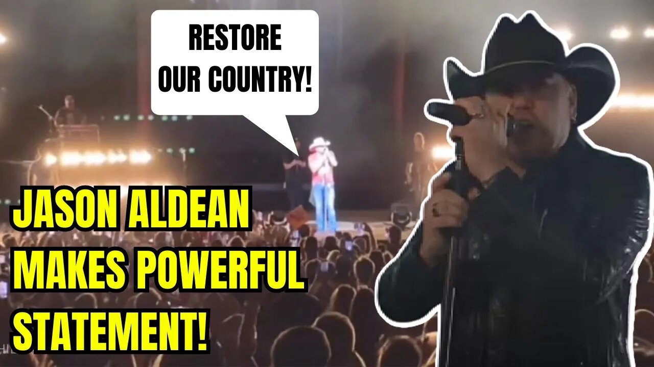 Jason Aldean GOES VIRAL with POWERFUL STATEMENT at Cincinnati Concert as Country Fans CHANT USA!