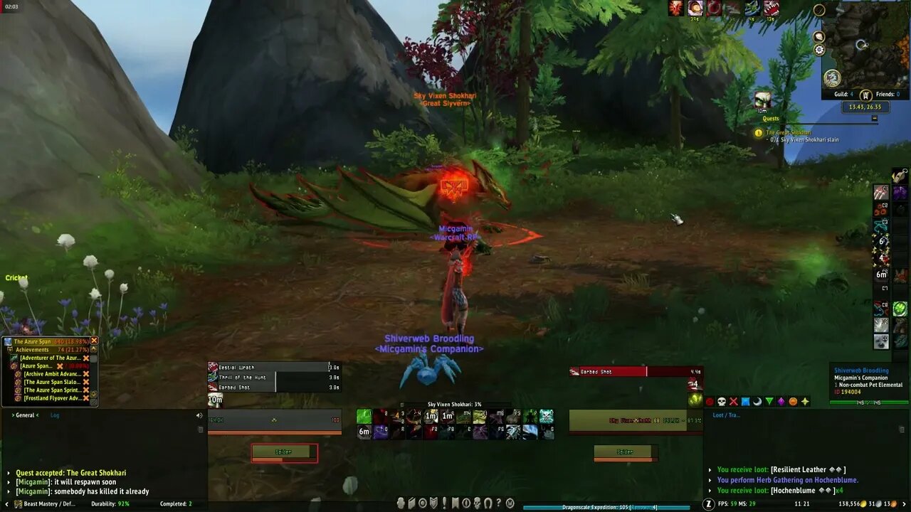 World of Warcraft Dragonflight The Great Shokhari