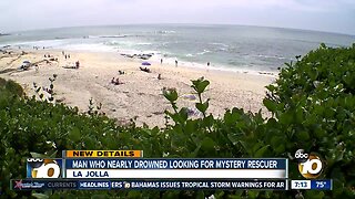 Man who nearly drowned in La Jolla looking for good Samaritan