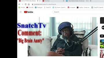 Pearl and Aunty Say "SnatchTv" (Full Clip)