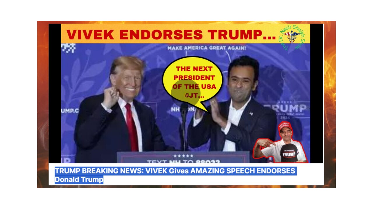 VIVEK ENDORSES Donald Trump: Thousands of Indian Americans Become MAGA Republicans