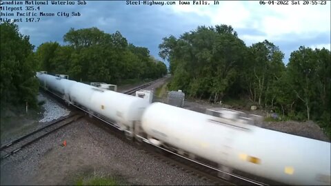 NS Leading SB UP Manifest with CSX YN2 2nd at Mills Tower on June 4, 2022 #SteelHighway