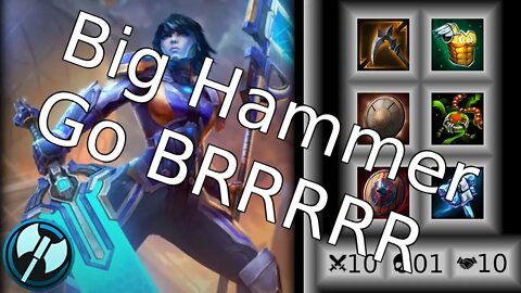 SMITE Conquest - Bellona Solo - Big Hammer Go BRRRRRR