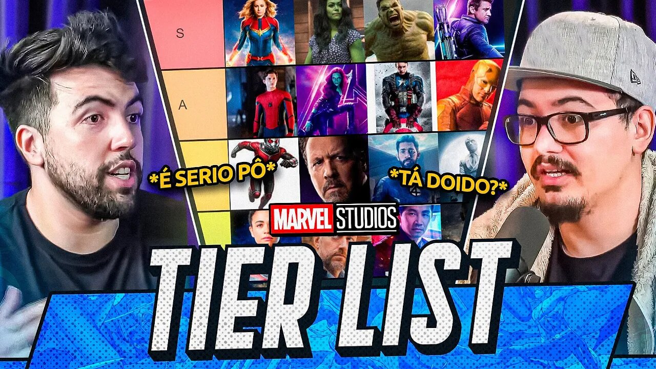 TIER LIST: QUAIS SÃO OS MELHORES E PIORES PERSONAGENS DO MCU?? | The Nerds #133