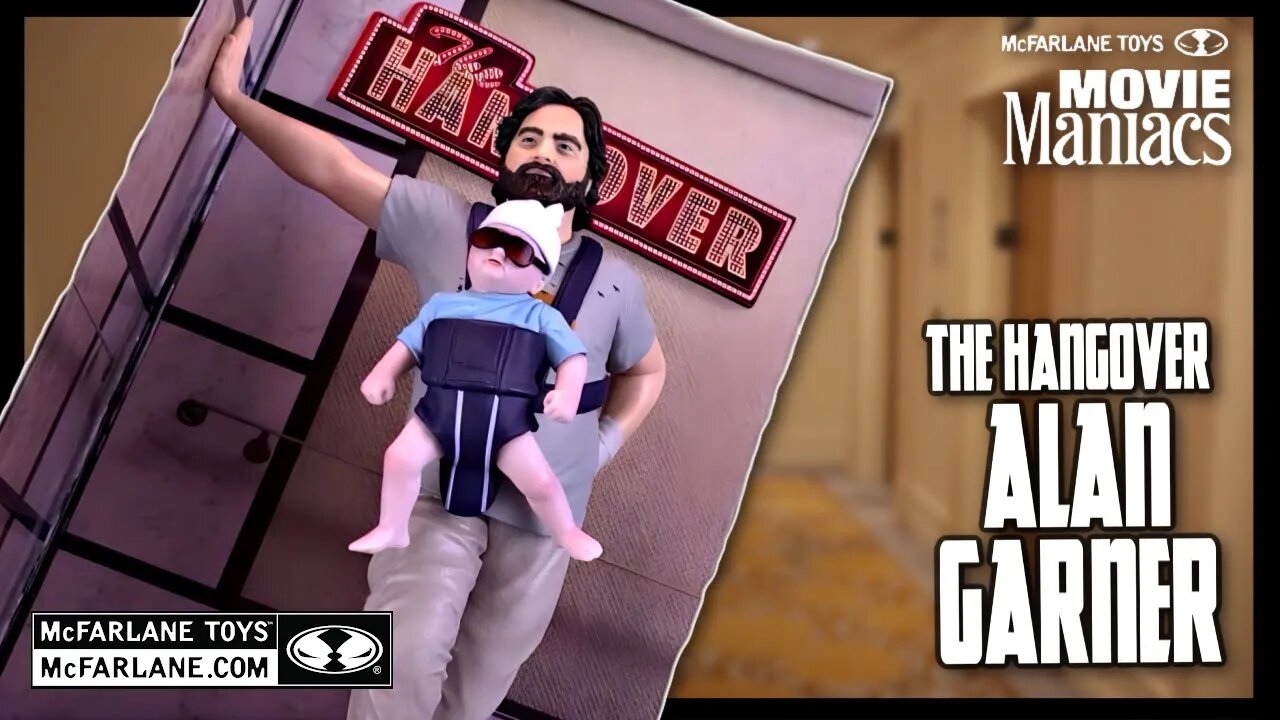 McFarlane Toys Movie Maniacs The Hangover Alan Garner @TheReviewSpot