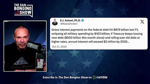 Dan Bongino On 'The Most Predictable Financial Apocalypse In Human History'