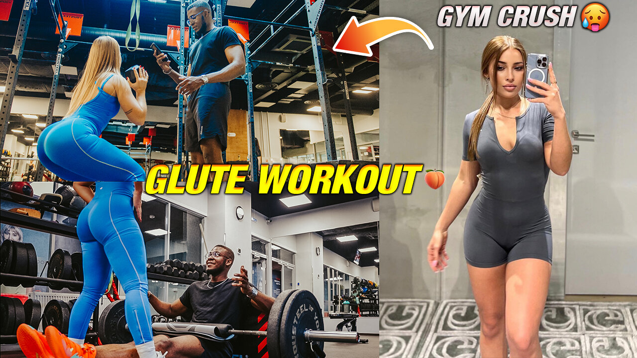 GYM CRUSH Takes Me through Her Intense GLUTE Workout