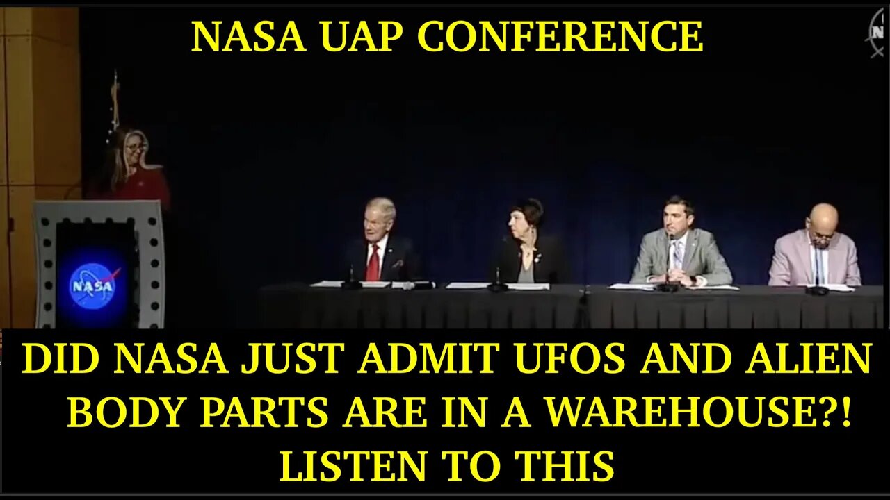 UAP in Warehouse? Listen to This! NASA Administrator asked about Disclosure