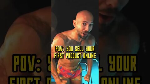 POV you sell your 1st product online 🧠📈💸 #andrewtate #topg #tristantate #therealworld