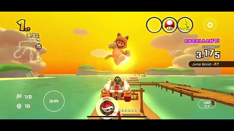 Mario Kart Tour - GBA Cheep-Cheep Island R/T Gameplay