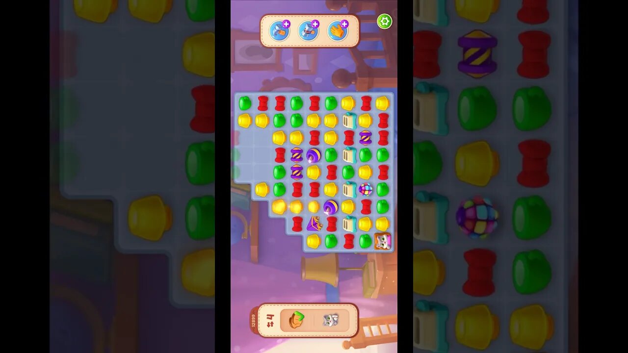 Shorts Playrix Homescapes Gameplay Walkthrough Level 12899-040