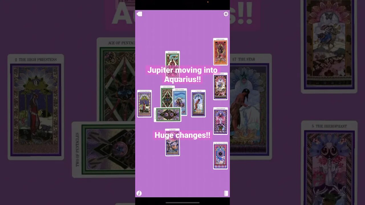 Jupiter in Aqurius #tarot #shorts #1111 ##4444