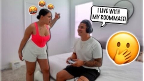 Calling my gf a roomate 😆🤣Prank on my gf