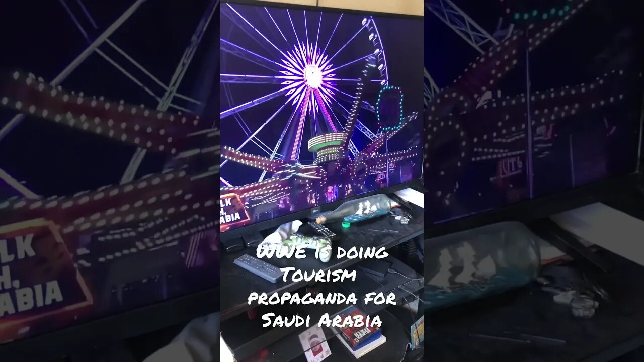 #WWE is pushing Tourism Propaganda ￼for Saudi Arabia #WWENOC