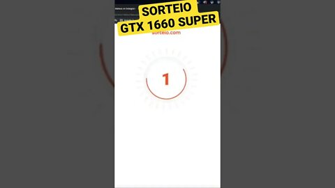 🔥🔥🔥SORTEIO GTX 1660 SUPER - VEJA SE VOCÊ GANHOU 🍀🤞▶️