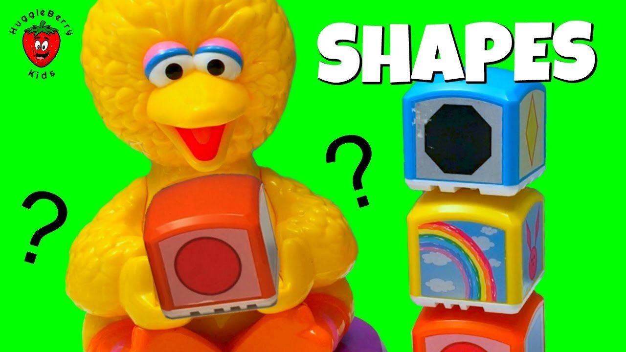 Sesame Street | Big Bird | Shapes and Colors | Educational Games