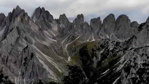 The ! Alps ! 4K ! ! 60 ! Minute ! Relaxation Film with Calming Music