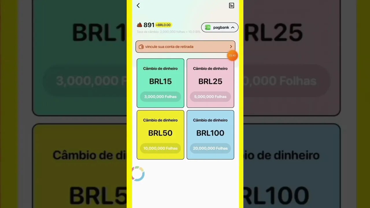 Novo JOGO do POU PAGA R$3.50 NO PIX PRA COLETAR COCO e JÁ SACA no MESMO DIA ✅ #shorts