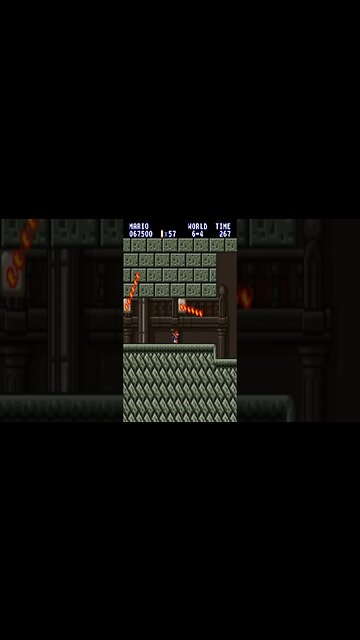 Super mario All Stars Super Mario Bros 1 World 6 Short Snes