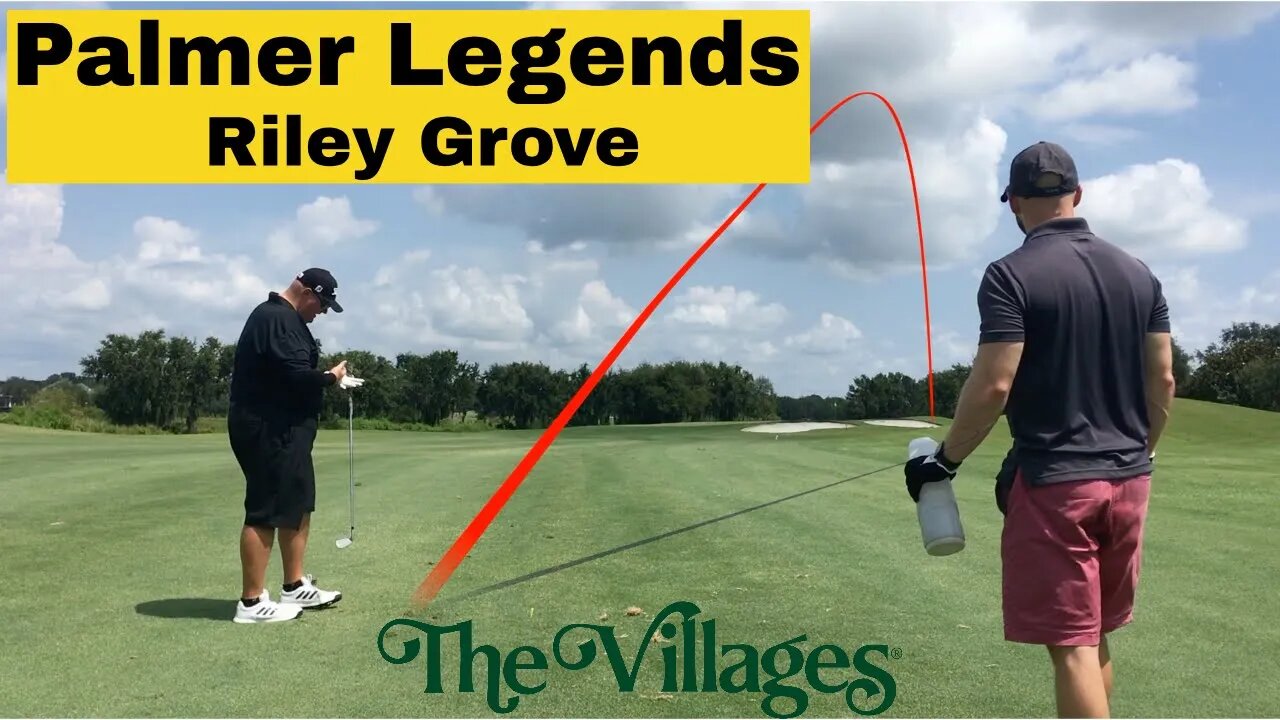 Palmer Legends Scramble @GolfingTheVillages Riley Grove The Villages FL on Course Vlog Shot Tracers