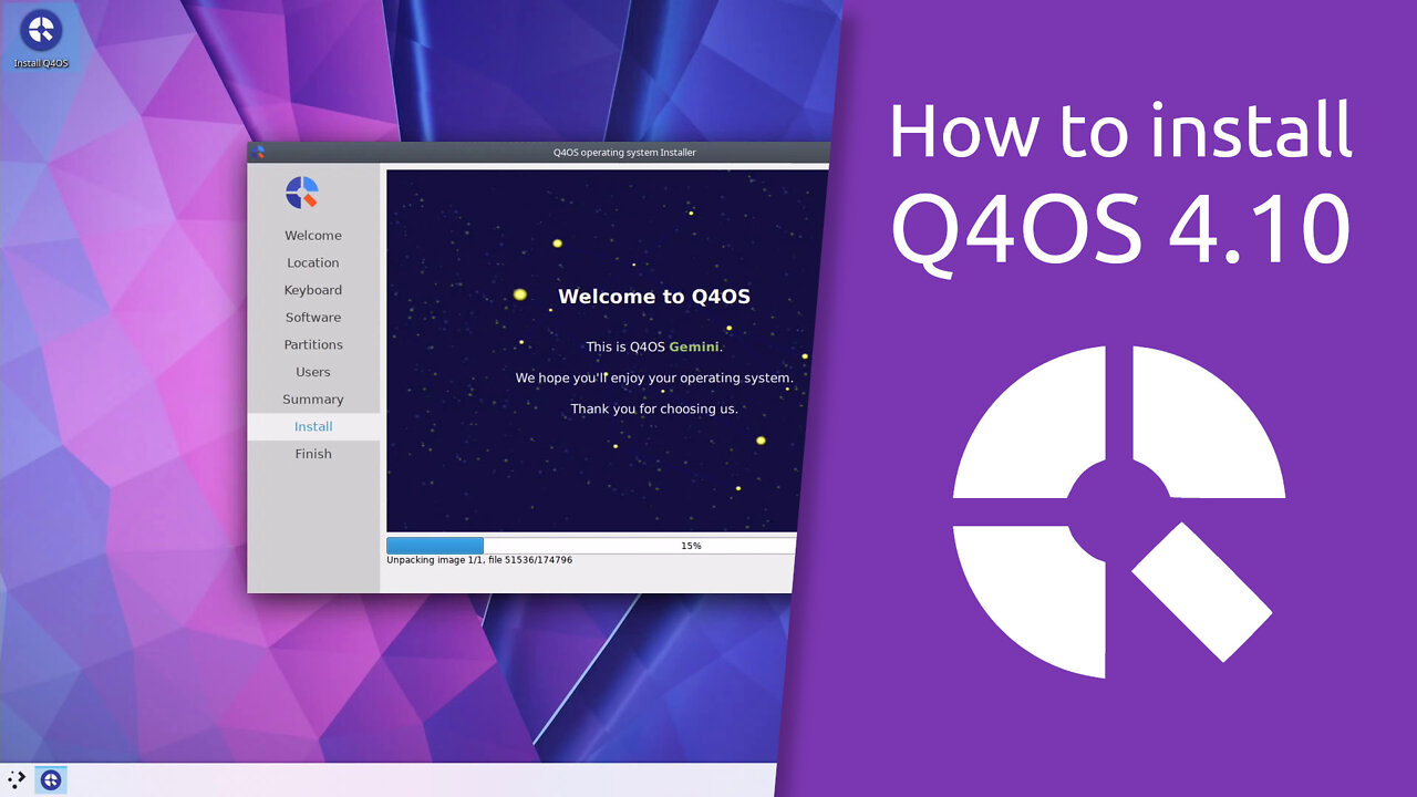 How to install Q4OS 4.10