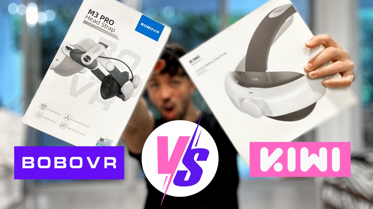 Best Quest 3 Head Strap - Kiwi Design Battery Strap vs Bobovr M3 Pro vs Elite Strap with Battery