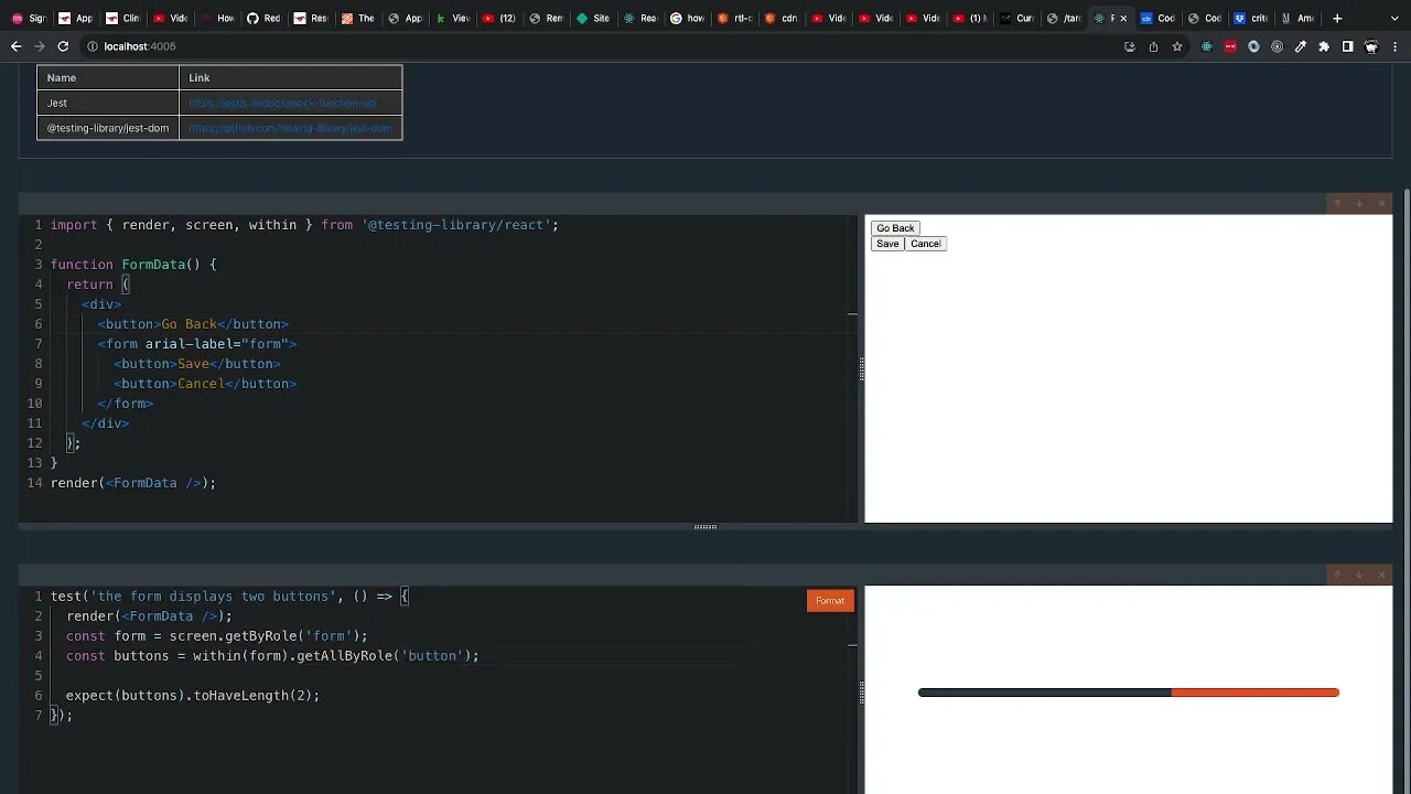 Introducing Custom Matchers with RTL Sheet (046)