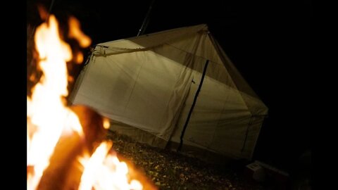 Tour of our White Duck Wall Tent!