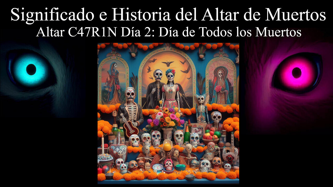 Altar de Día de Muertos - Día 2 - Día de Todos los Muertos - Altar C47R1N