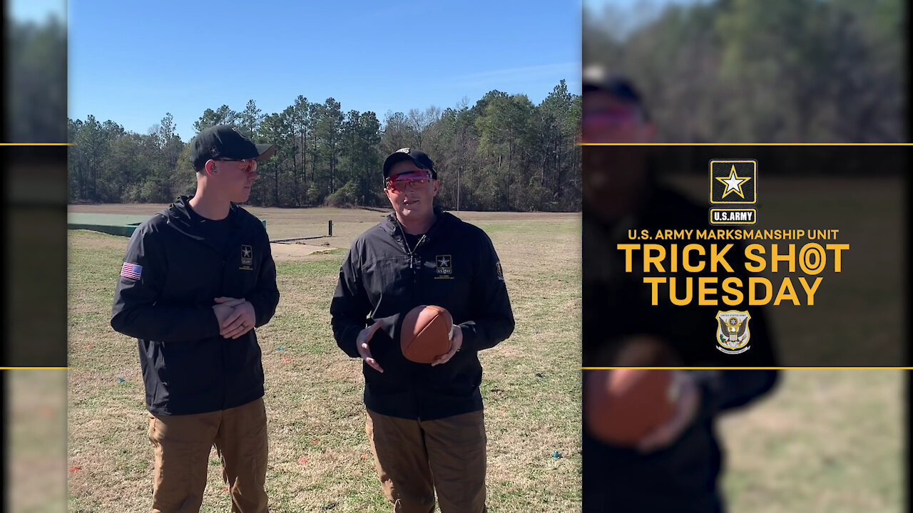 USAMU Soldiers offer up a #TrickShot for Super Bowl