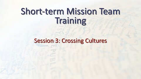 STM Session 3: Crossing Cultures