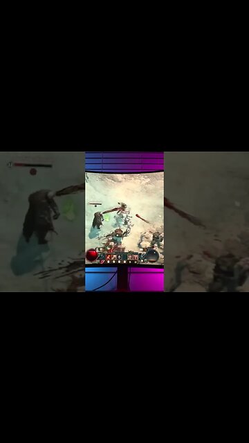 Diablo 4 Beta on a LG45GR95QE! See link for full video #gamingsetup #gaming #diablo4