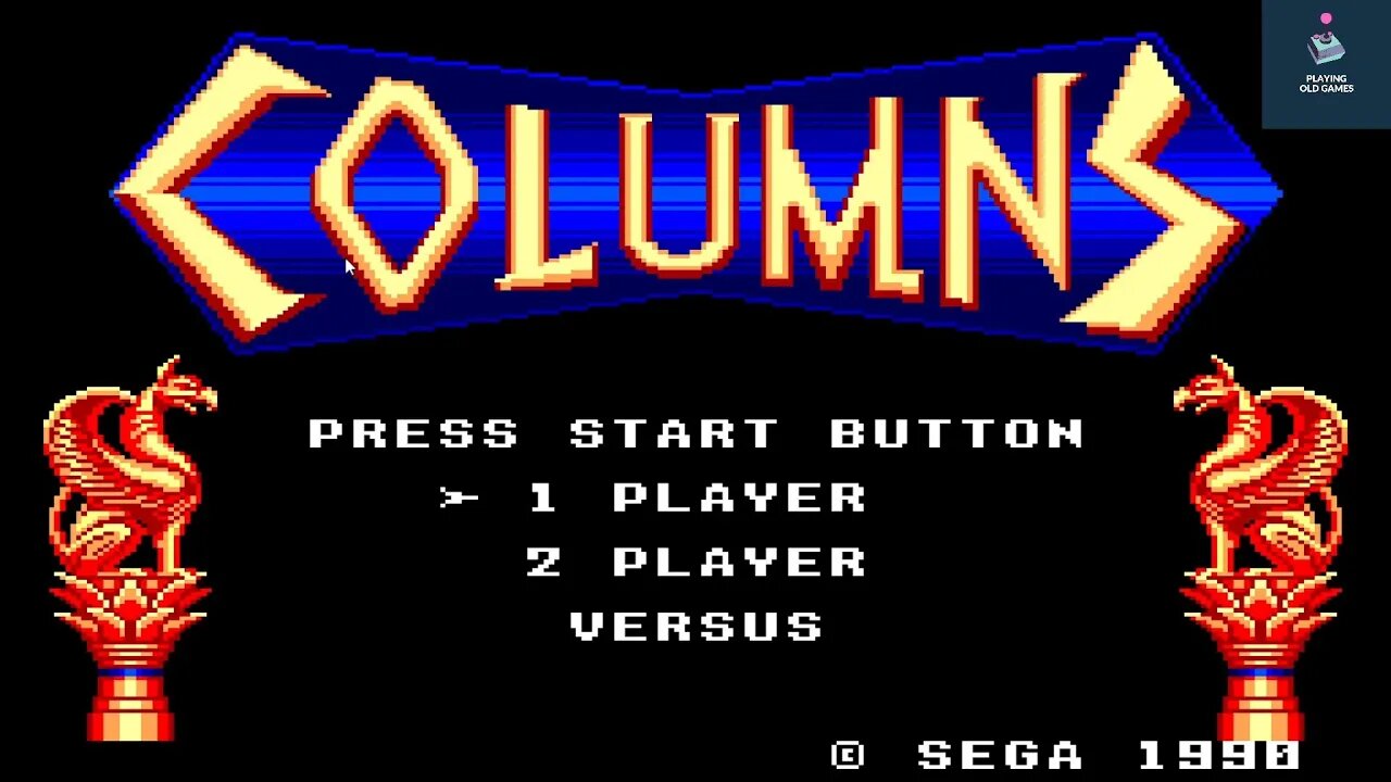 Sega Master System - Columns - 9 minutes play