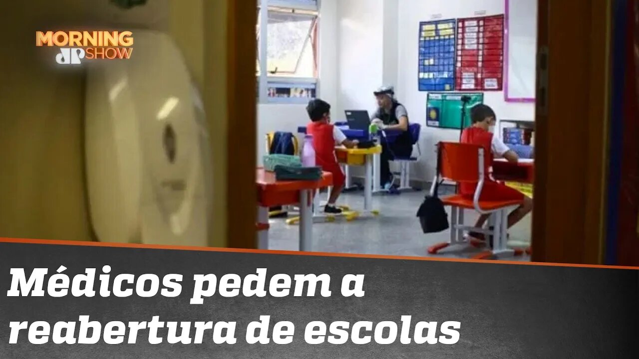 Pediatras assinam manifesto pela volta das aulas presenciais