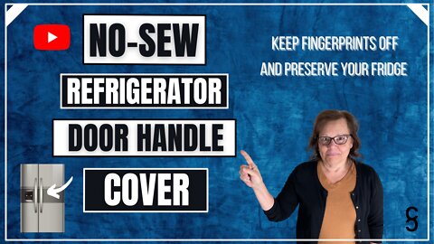 No-Sew Refrigerator Door Handle Cover