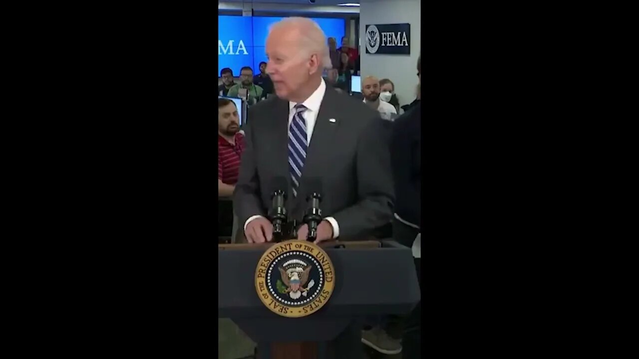 Watch Biden’s handlers go wide-eyed as he aimlessly wanders off stage.